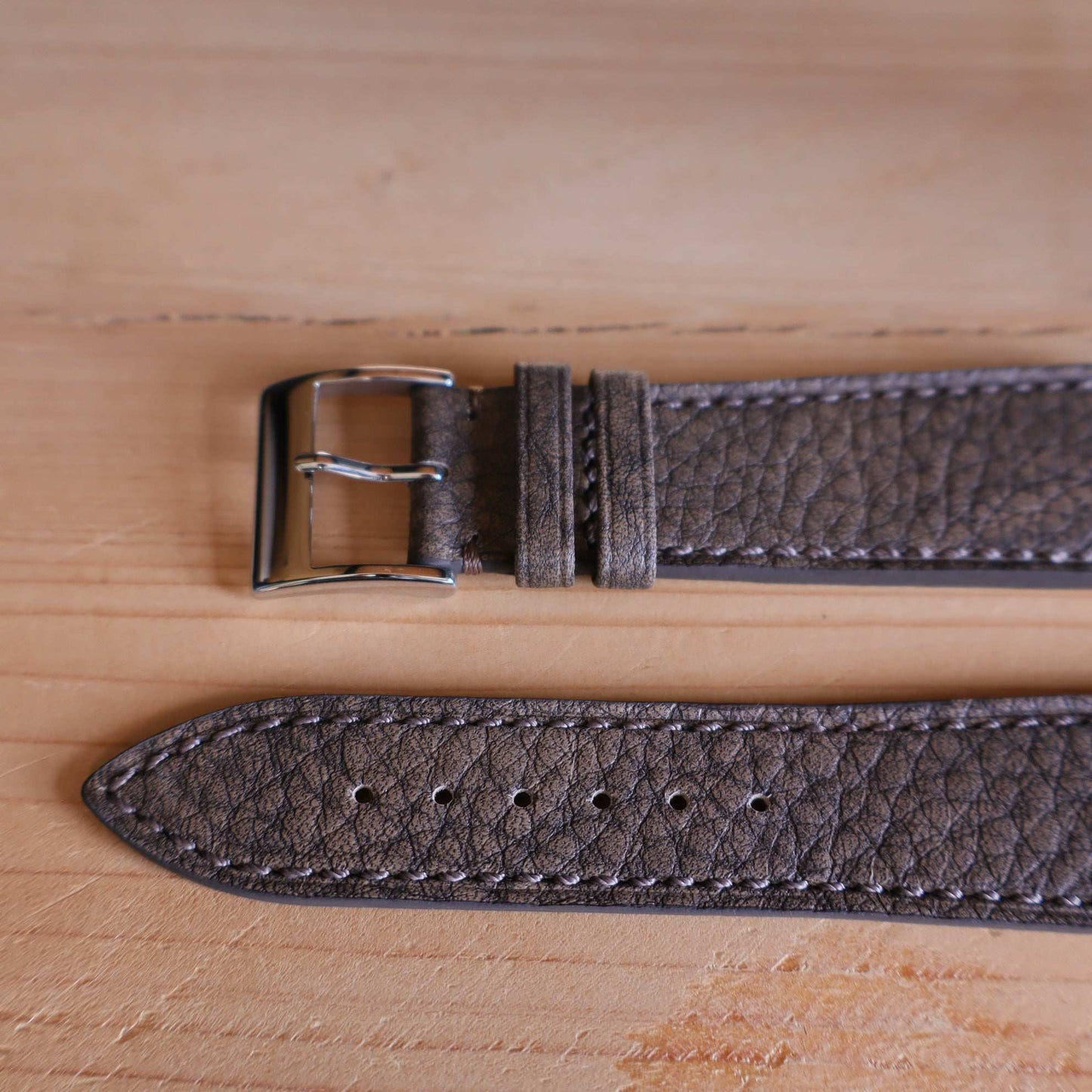 Horlogeband Patina buffelleder LIC Leather