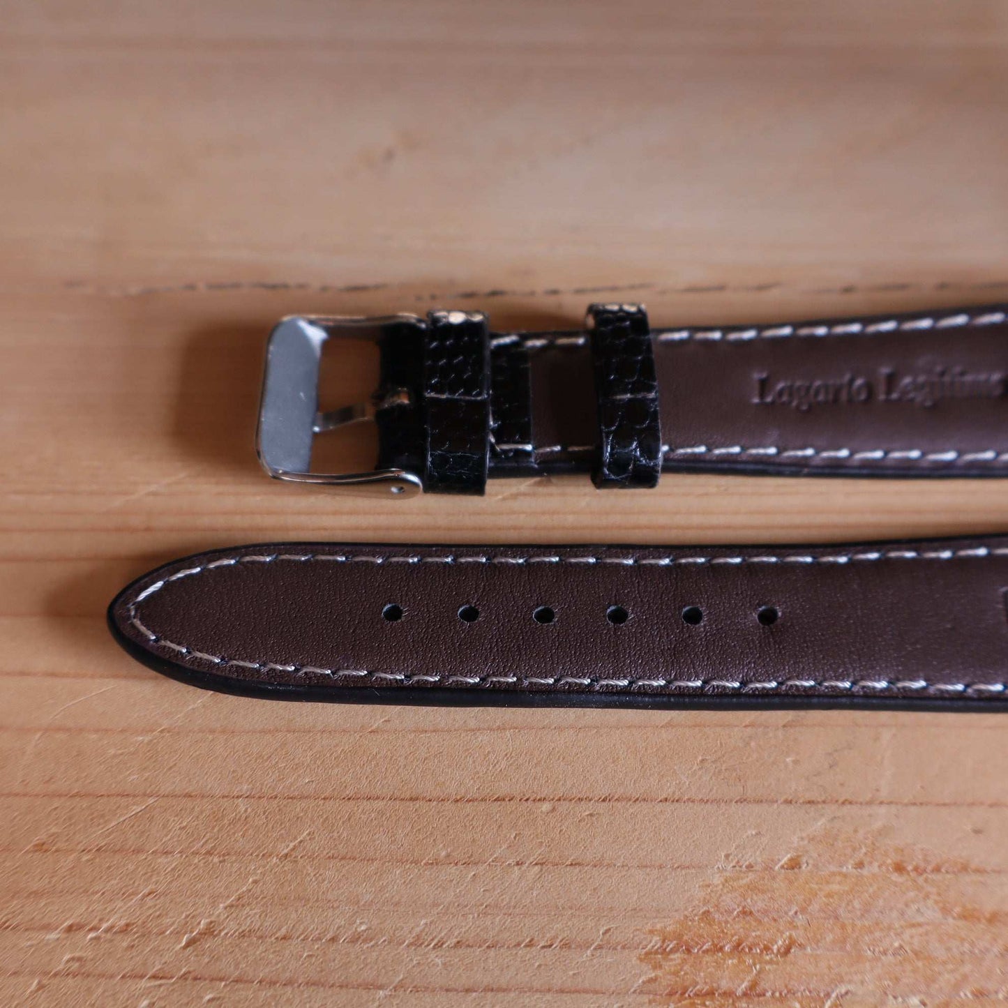 Horlogeband hagedissenleder Ashford & Rye