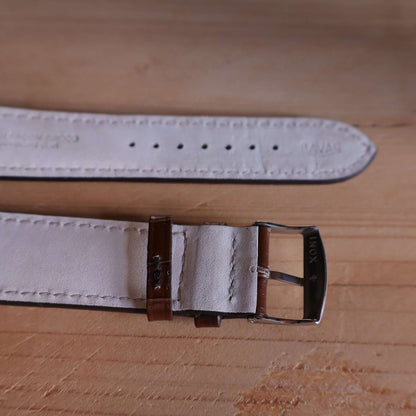 Horlogeband kalfsleder Ashford & Rye - Chocolate Bronze