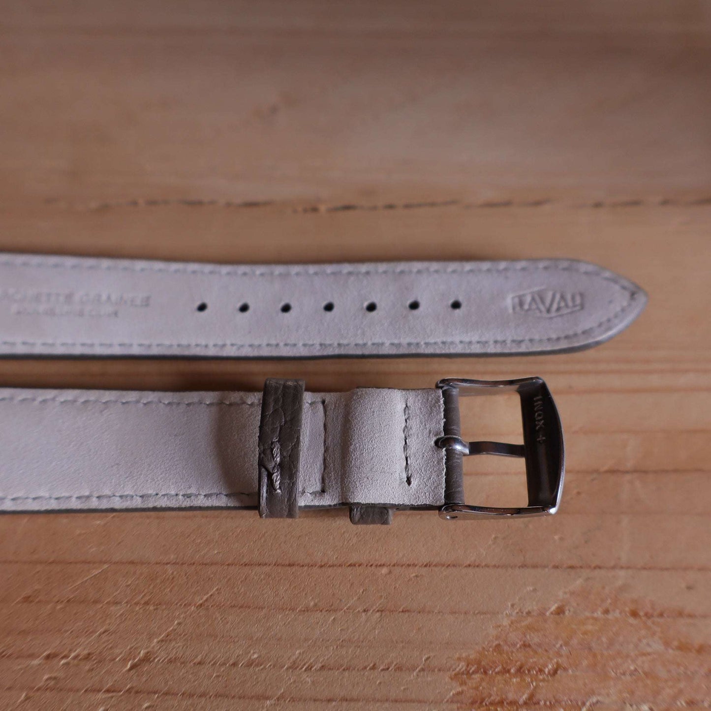 Horlogeband kalfsleder Ashford & Rye - Deep Taupe