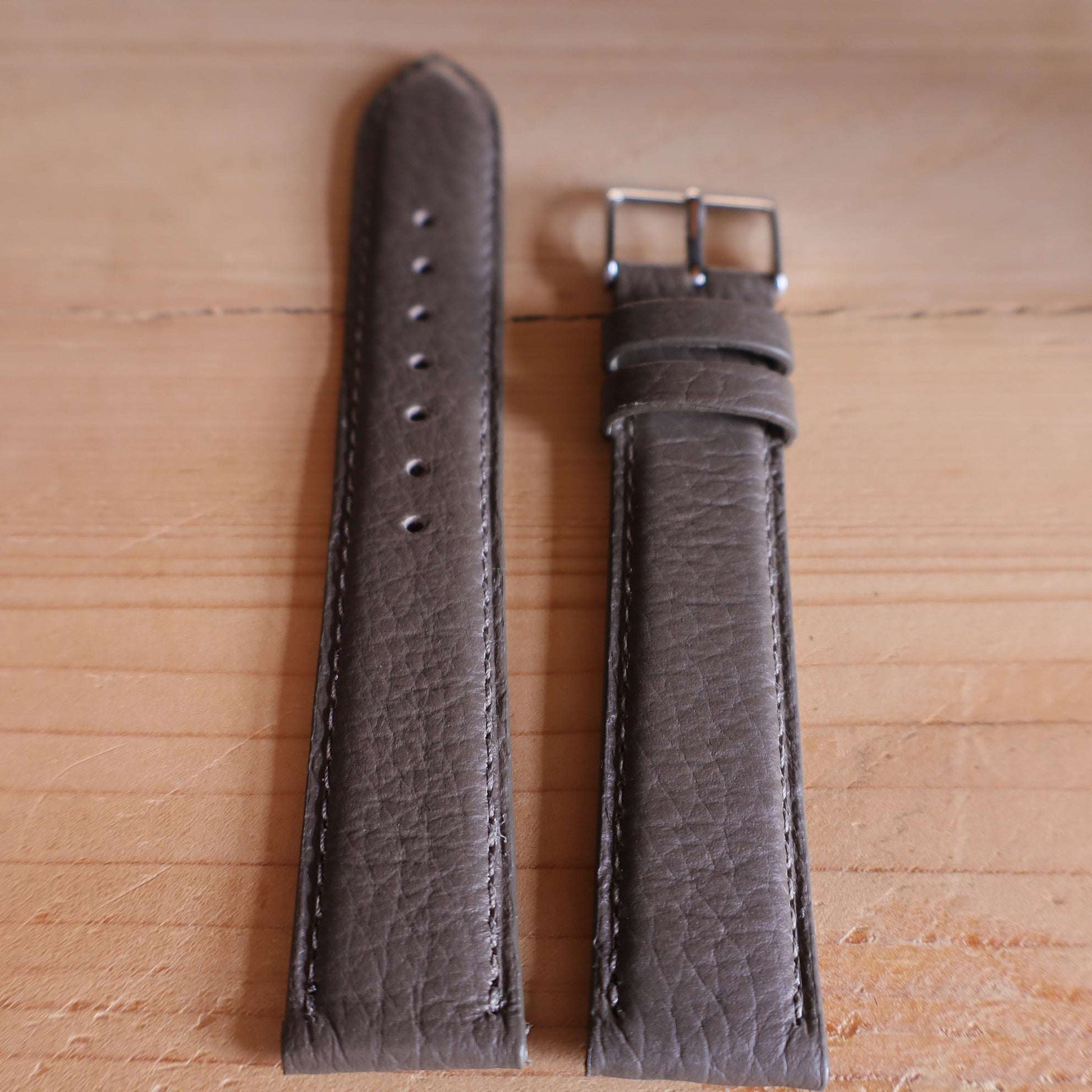 Horlogeband kalfsleder Ashford & Rye - Deep Taupe