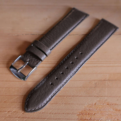 Horlogeband kalfsleder Ashford & Rye - Deep Taupe