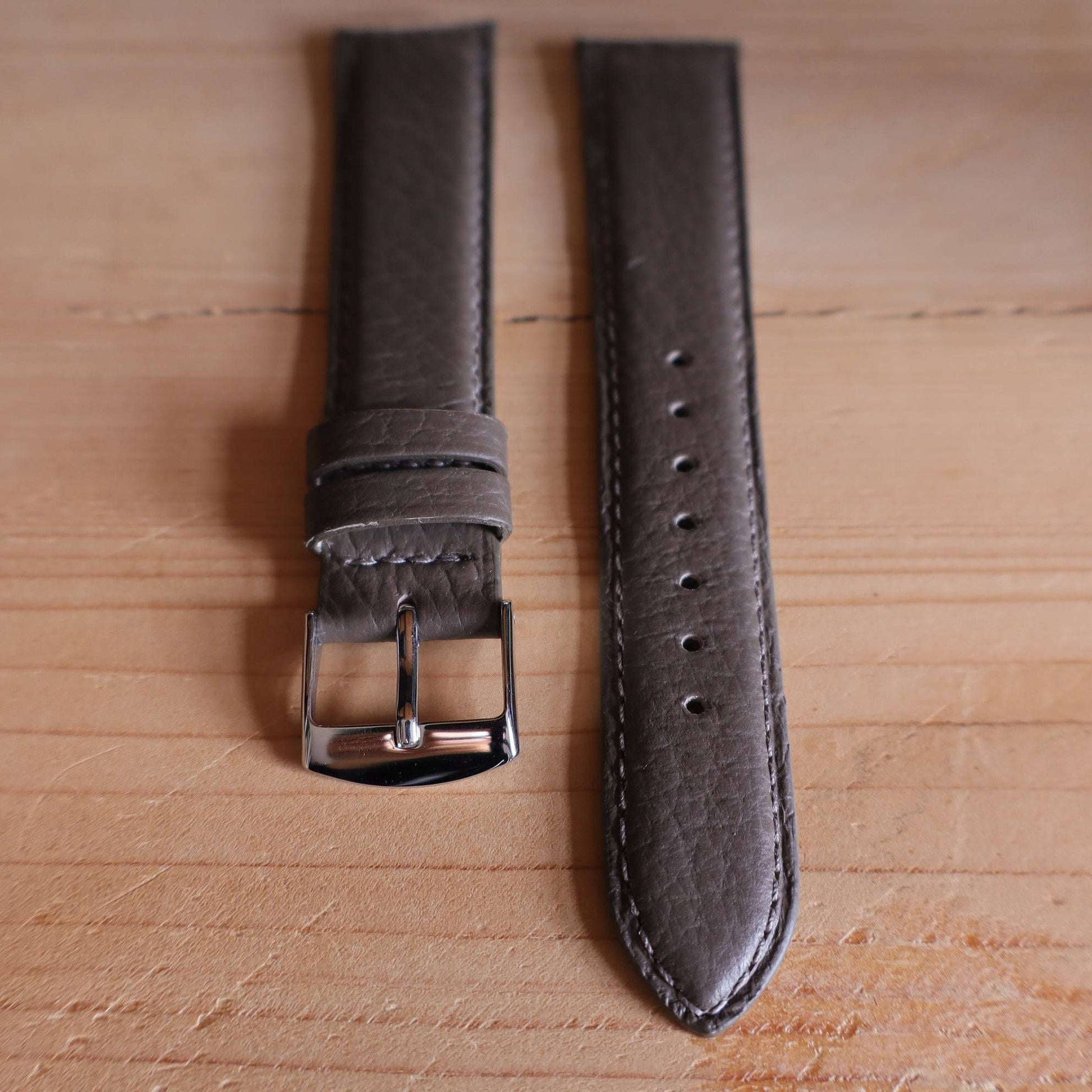 Horlogeband kalfsleder Ashford & Rye - Deep Taupe