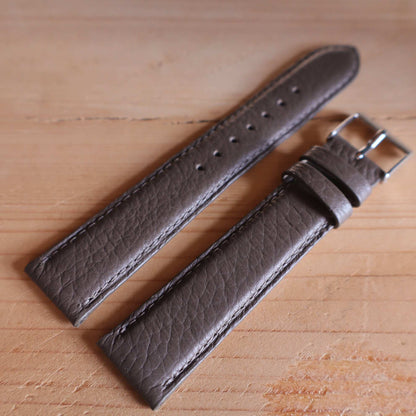 Horlogeband kalfsleder Ashford & Rye - Deep Taupe