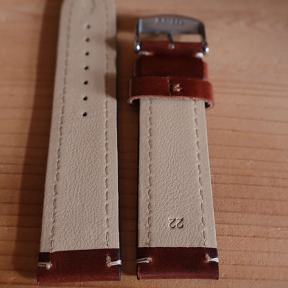 Horlogeband koeienleder Ashford & Rye - Hudson Brown