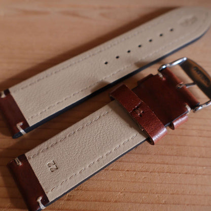 Horlogeband koeienleder Ashford & Rye - Hudson Brown