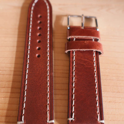 Horlogeband koeienleder Ashford & Rye - Hudson Brown