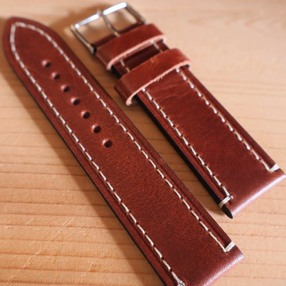 Horlogeband koeienleder Ashford & Rye - Hudson Brown