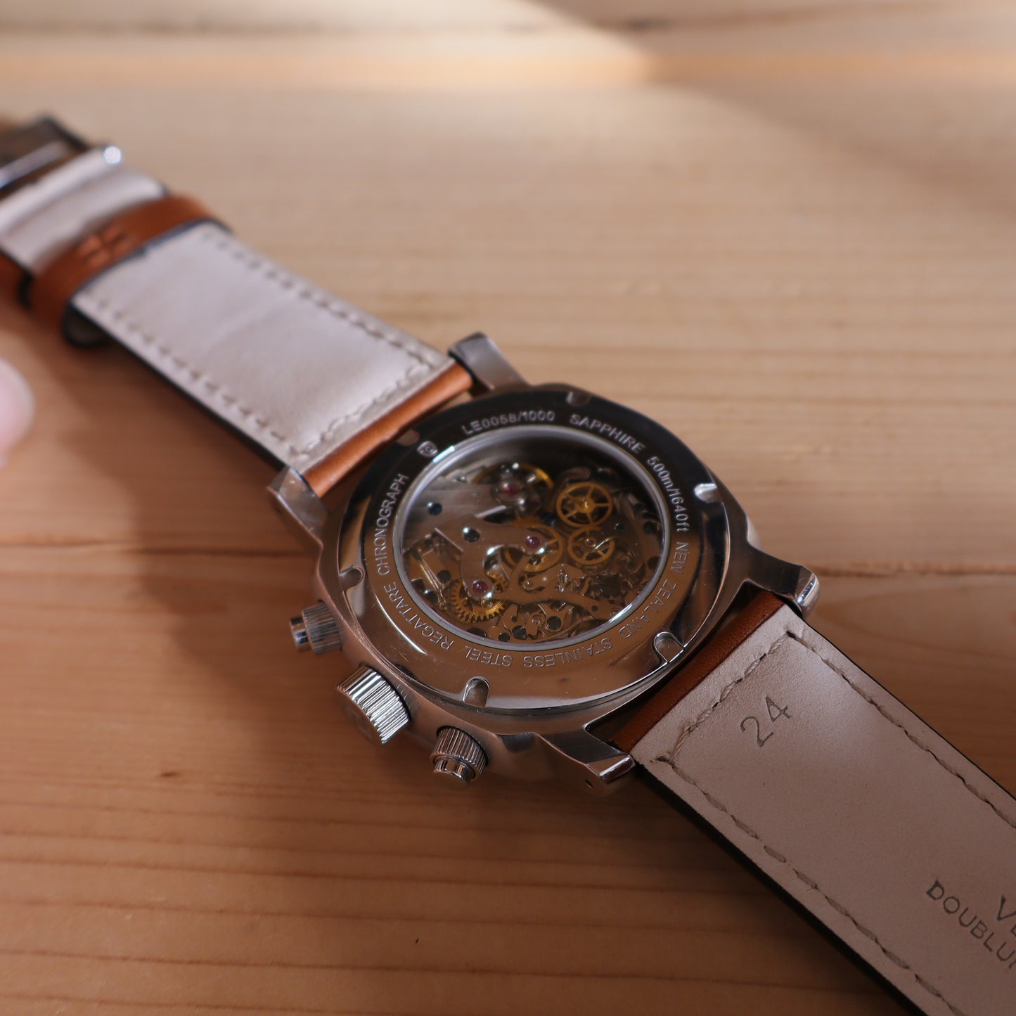 Horlogeband koeienleder Ashford & Rye