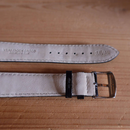 Horlogeband krokleder Ashford & Rye