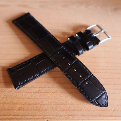 Horlogeband krokleder Ashford & Rye