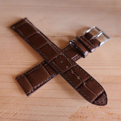 Horlogeband krokleder Ashford & Rye