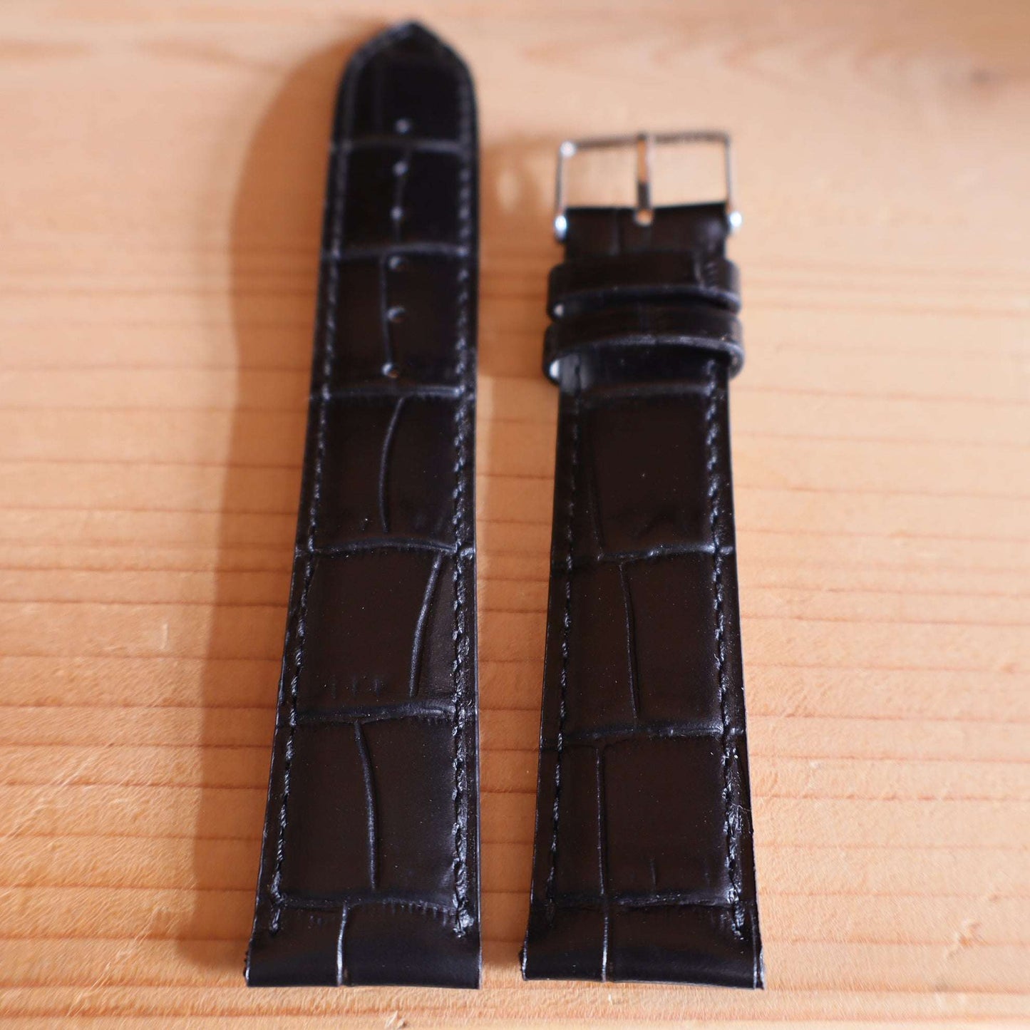 Horlogeband krokleder Ashford & Rye