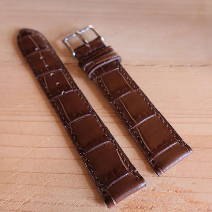 Horlogeband krokleder Ashford & Rye