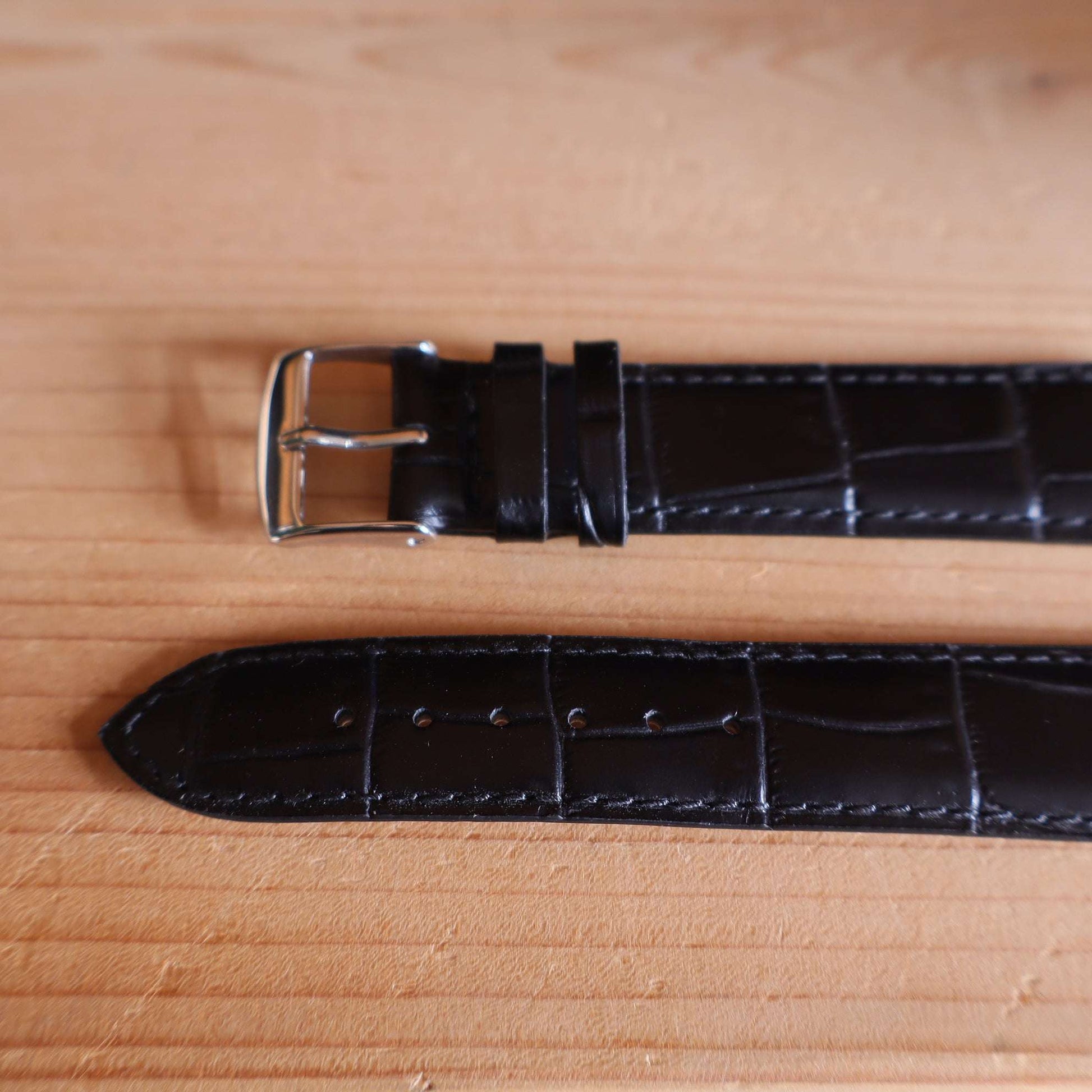 Horlogeband krokleder Ashford & Rye