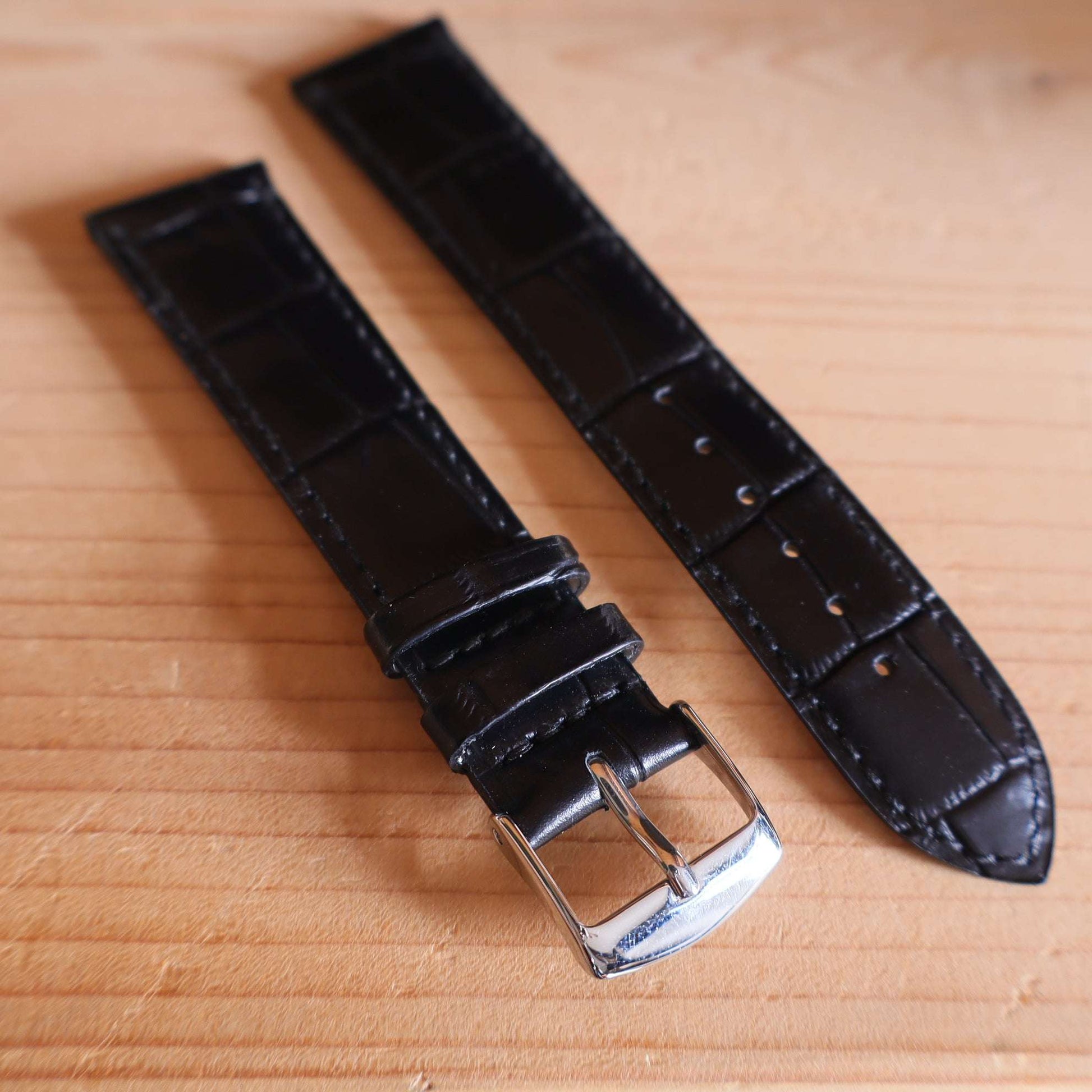 Horlogeband krokleder Ashford & Rye