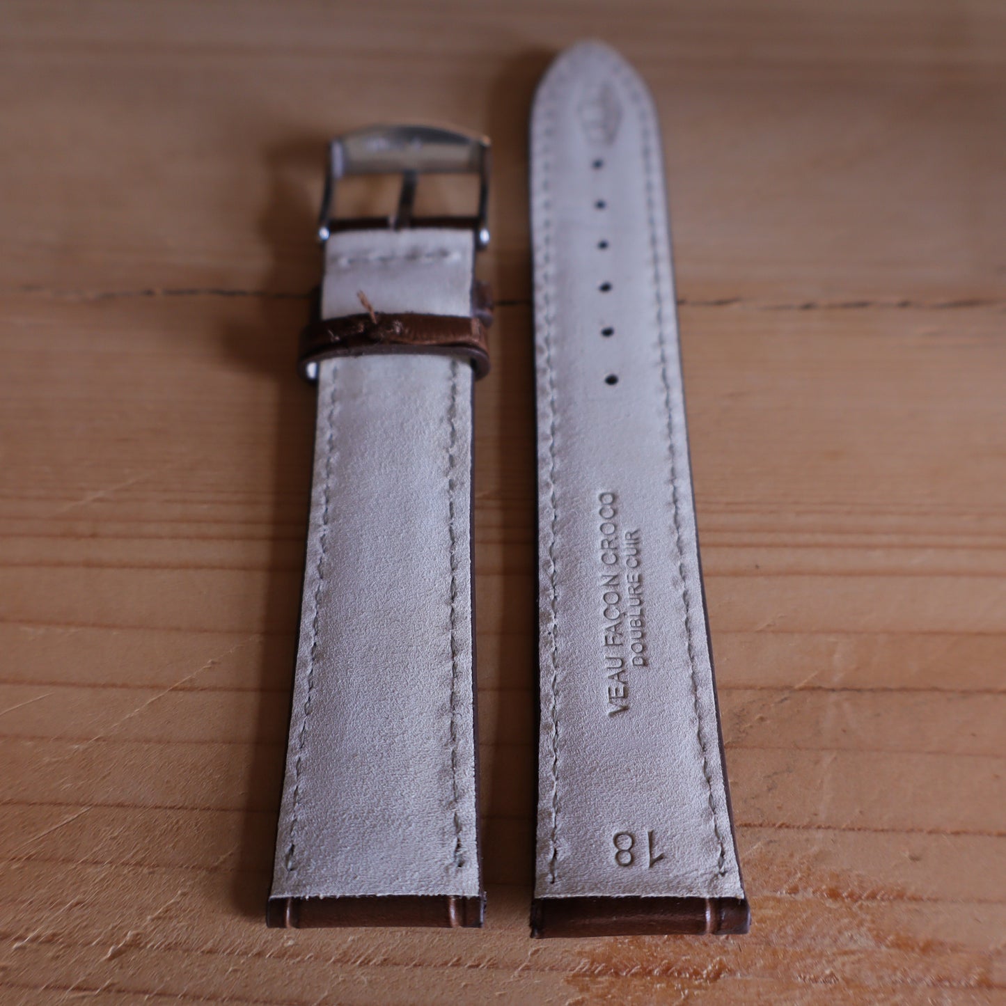 Horlogeband krokleder Ashford & Rye - Horlogerieshop.nl