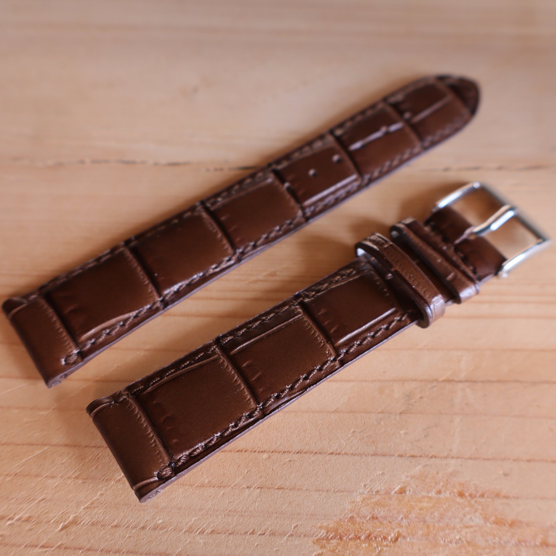 Horlogeband krokleder Ashford & Rye - Horlogerieshop.nl