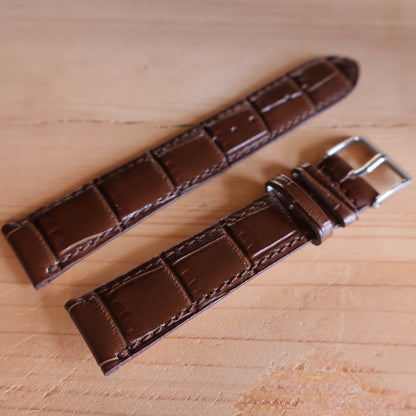 Horlogeband krokleder Ashford & Rye - Horlogerieshop.nl