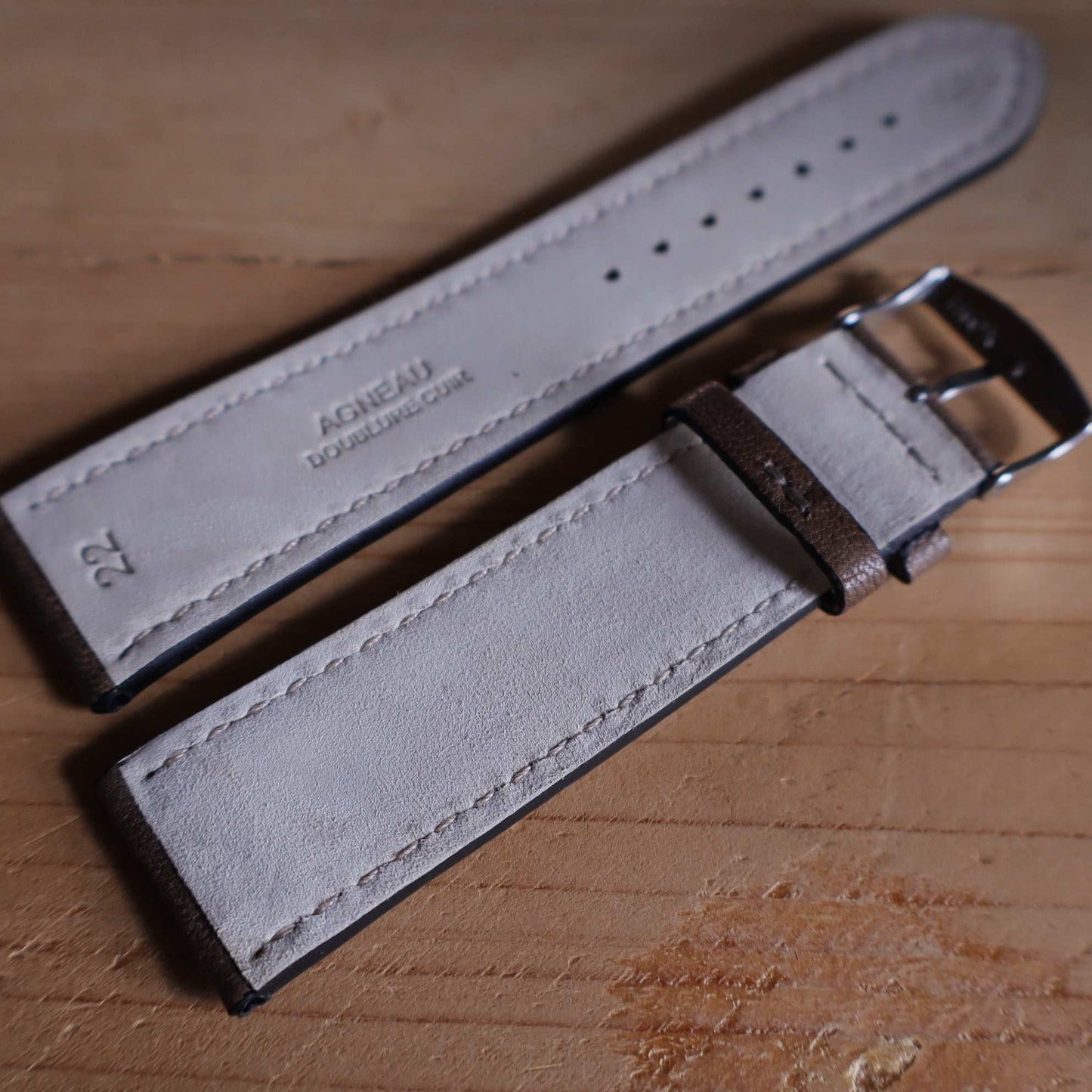 Horlogeband lamsleder Ashford & Rye