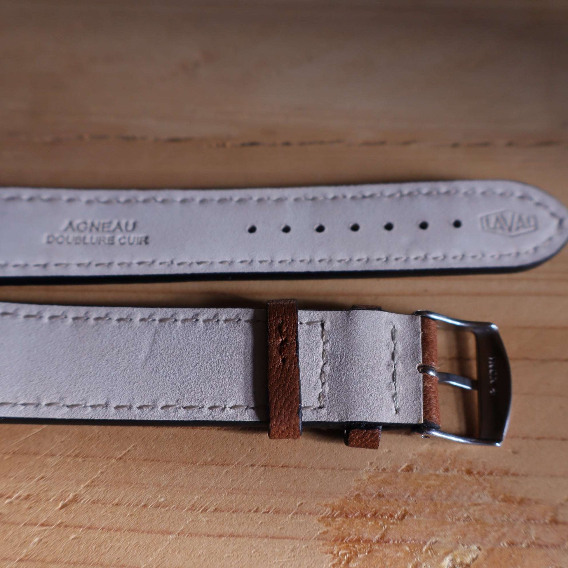 Horlogeband lamsleder Ashford & Rye