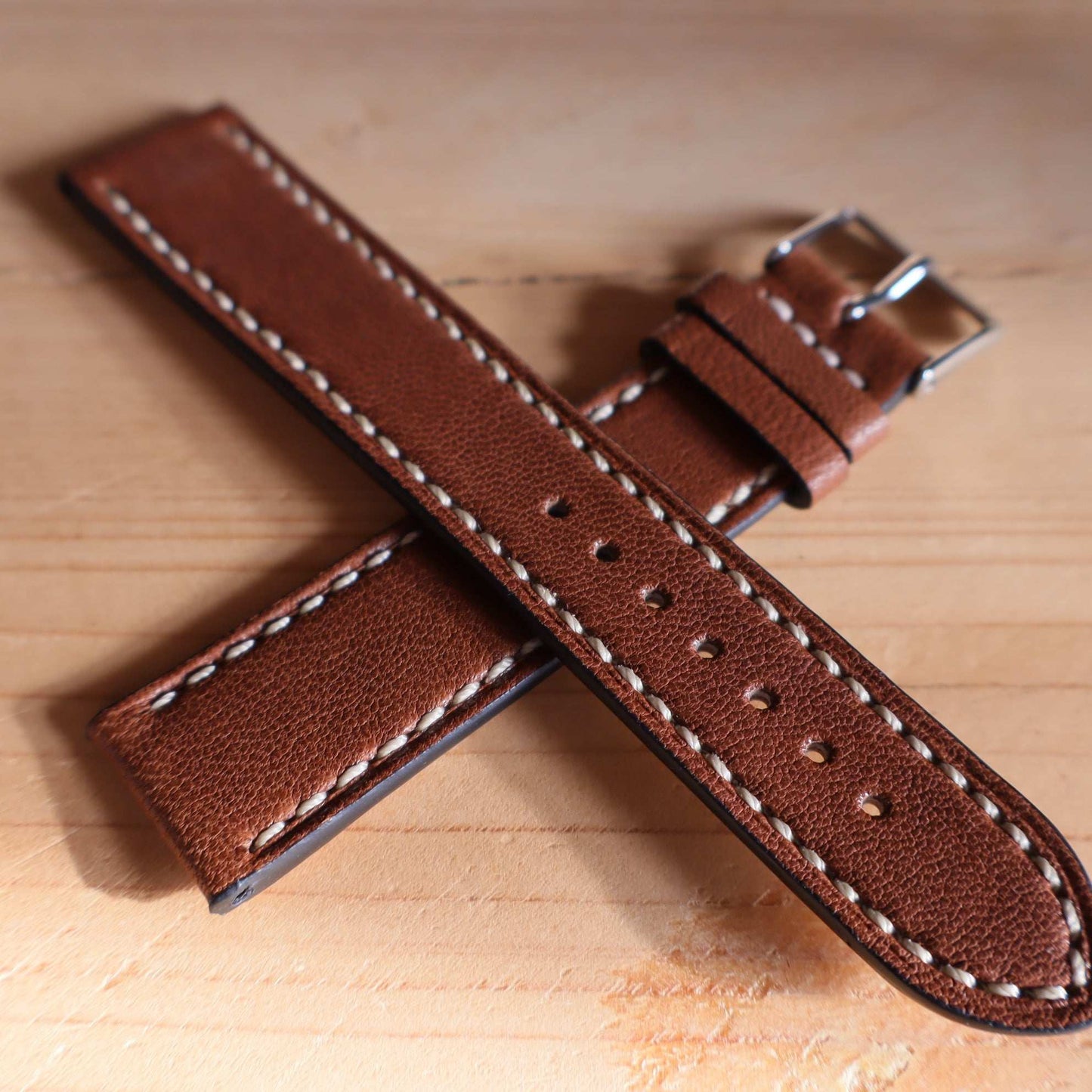 Horlogeband lamsleder Ashford & Rye