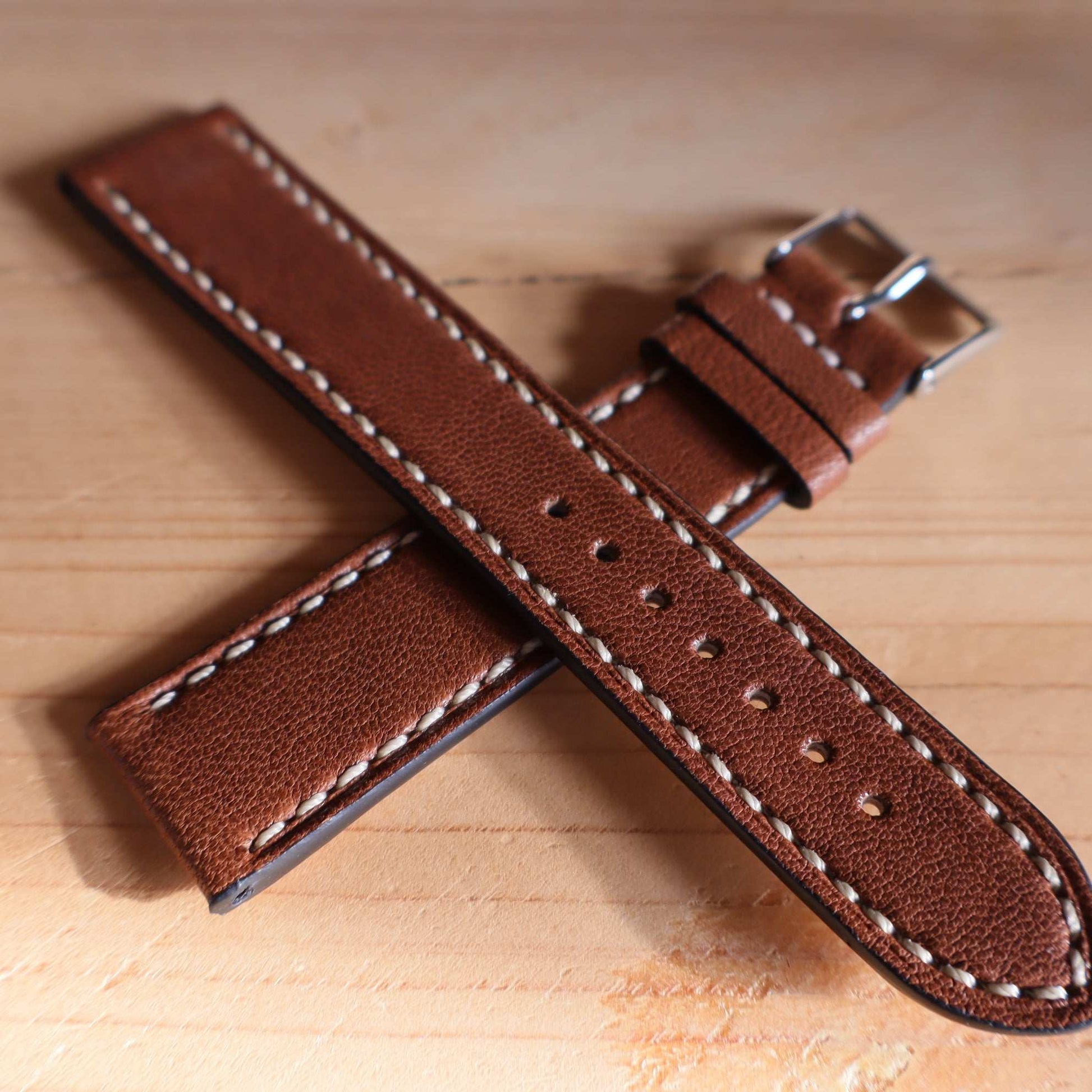 Horlogeband lamsleder Ashford & Rye