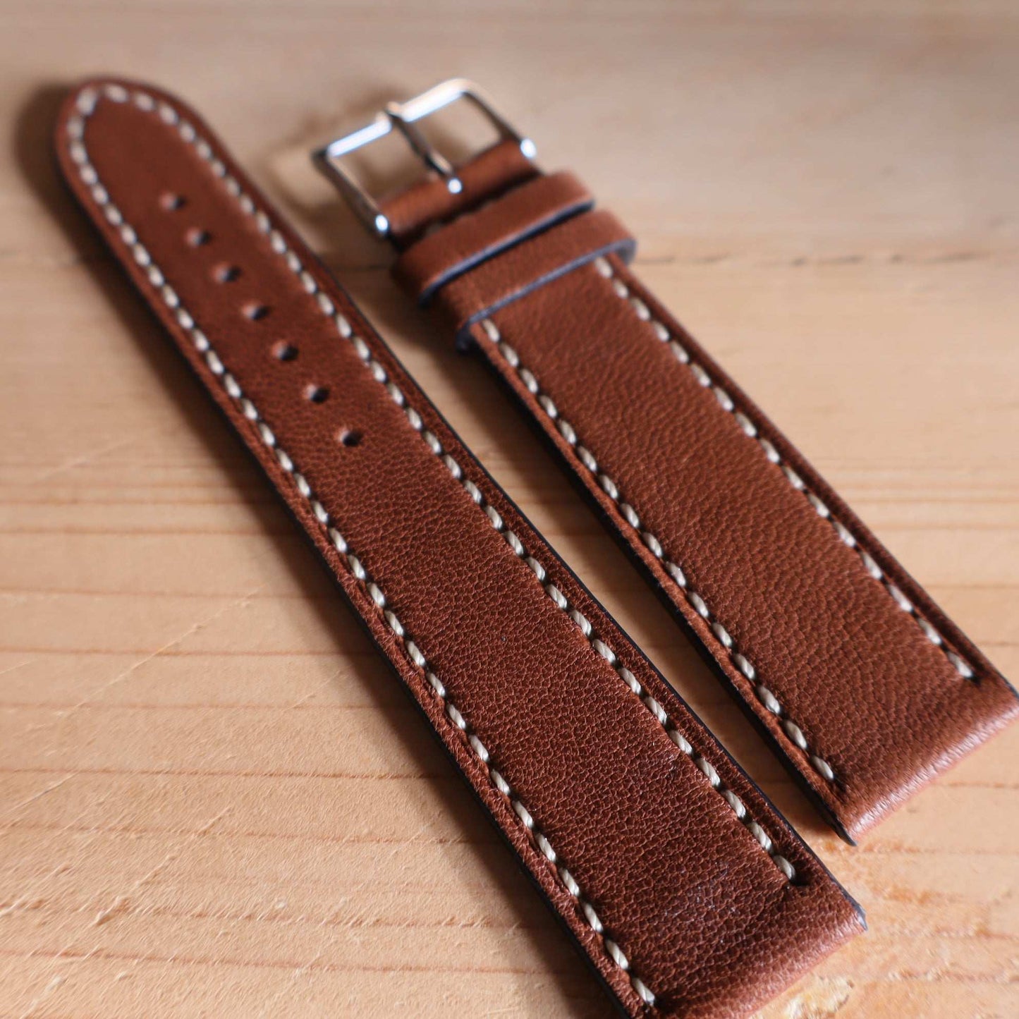 Horlogeband lamsleder Ashford & Rye