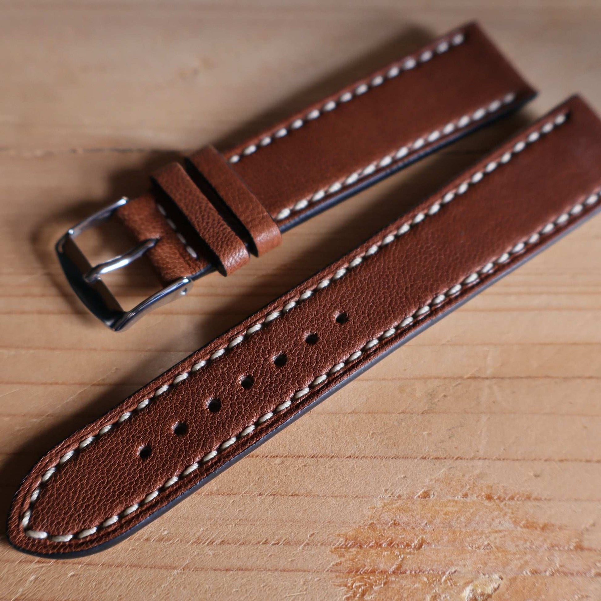 Horlogeband lamsleder Ashford & Rye