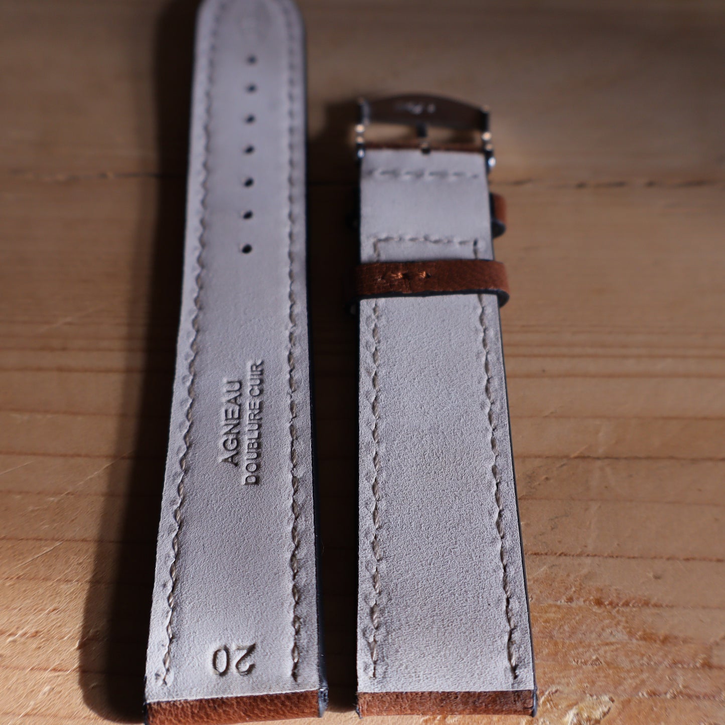 Horlogeband lamsleder Ashford & Rye