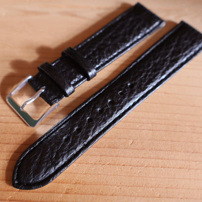 Horlogeband leder Ashford & Rye - Requin Black