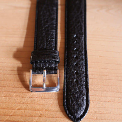 Horlogeband leder Ashford & Rye - Requin Black