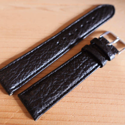 Horlogeband leder Ashford & Rye - Requin Black