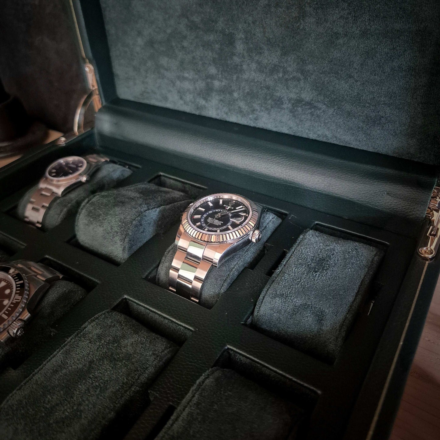 Horlogedoos British Racing 8 horloges Wolf 1834 - Horlogerieshop.nl