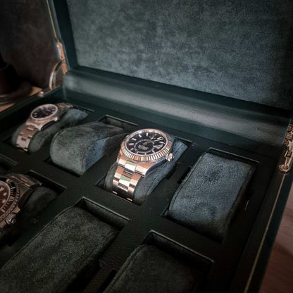 Horlogedoos British Racing 8 horloges Wolf 1834 - Horlogerieshop.nl