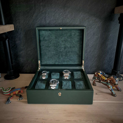 Horlogedoos British Racing 8 horloges Wolf 1834 - Horlogerieshop.nl