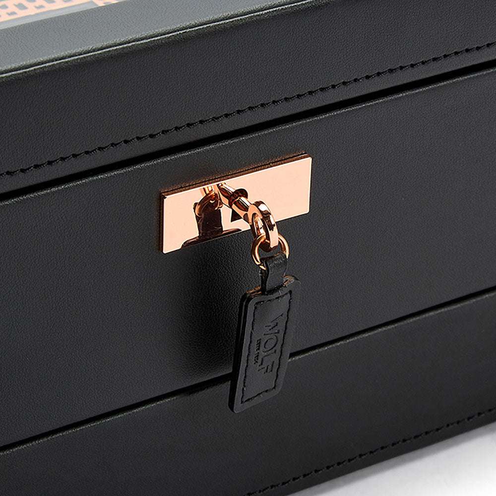 Horlogedoos met lade Axis 10 horloges Wolf 1834 - Horlogerieshop.nl