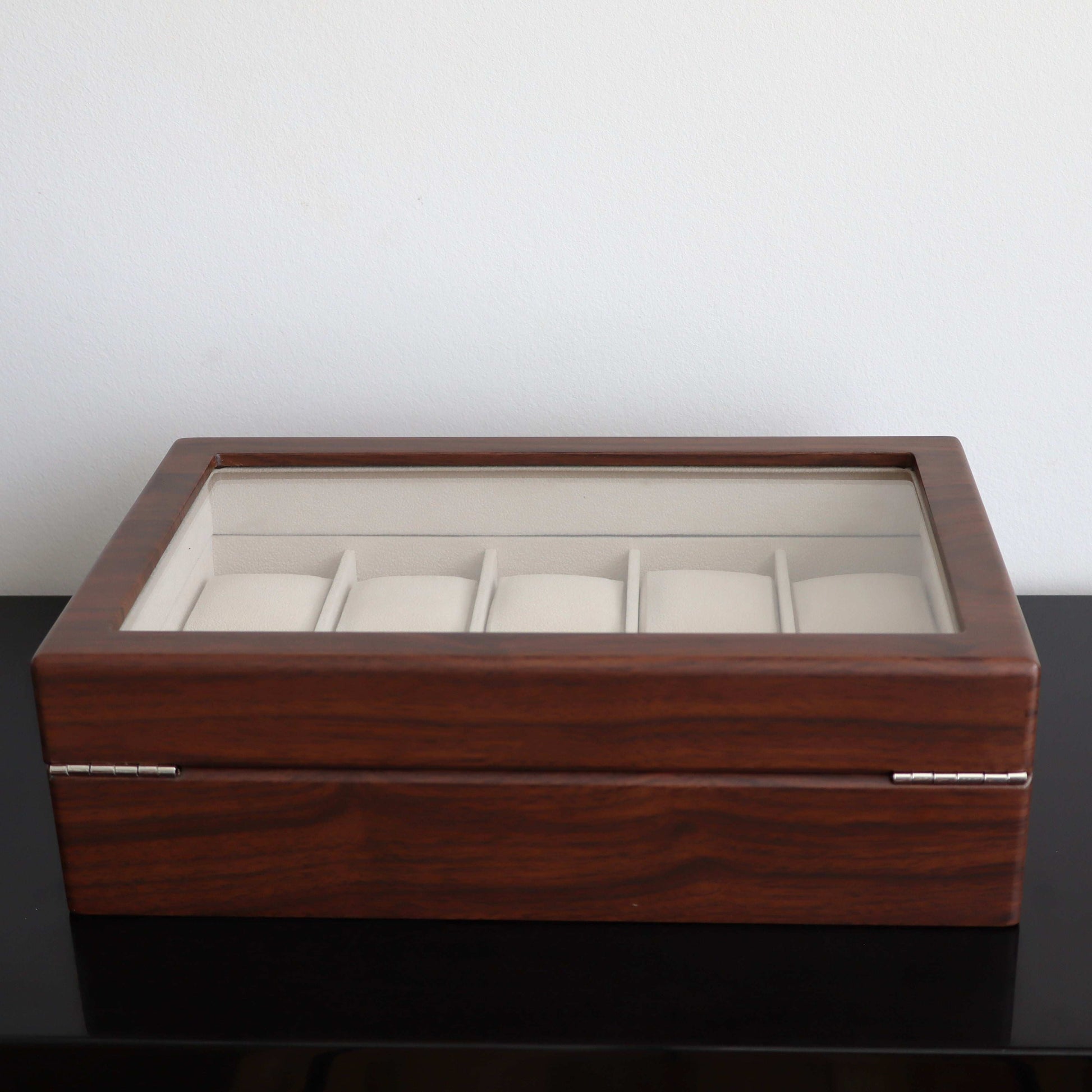 Horlogedoos Donkerbruin hout 10 Horloges