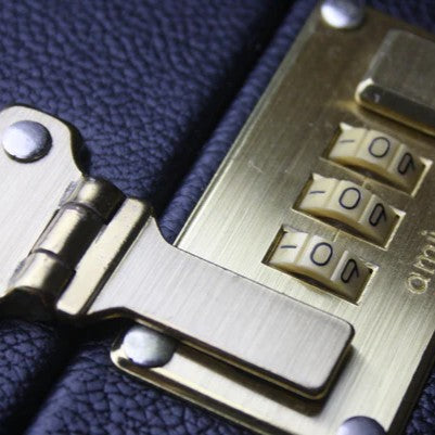 Horlogedoos Zwart kalfsleder/Grijs Suede 15 horloges Old Fashioned Luxury - Horlogerieshop.nl