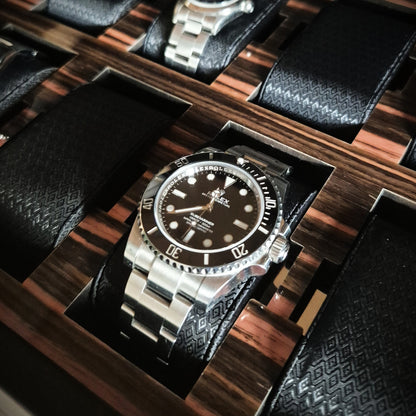 Horlogedoos met lade Roadster 10 horloges Wolf 1834