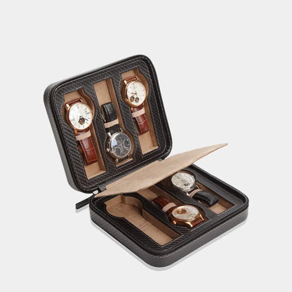 Horloge etui INVIA leder 6 Horloges Modalo