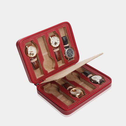 Horloge etui INVIA leder 8 Horloges Modalo