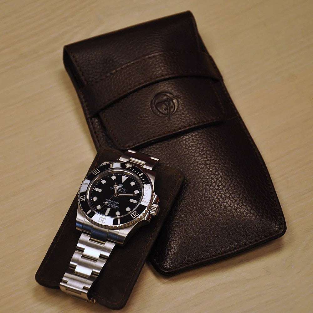 Horloge pouch Leder 1 horloge Old Fashioned Luxury