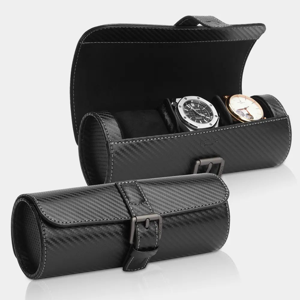 Horlogerol GENIUS leder 3 Horloges Modalo