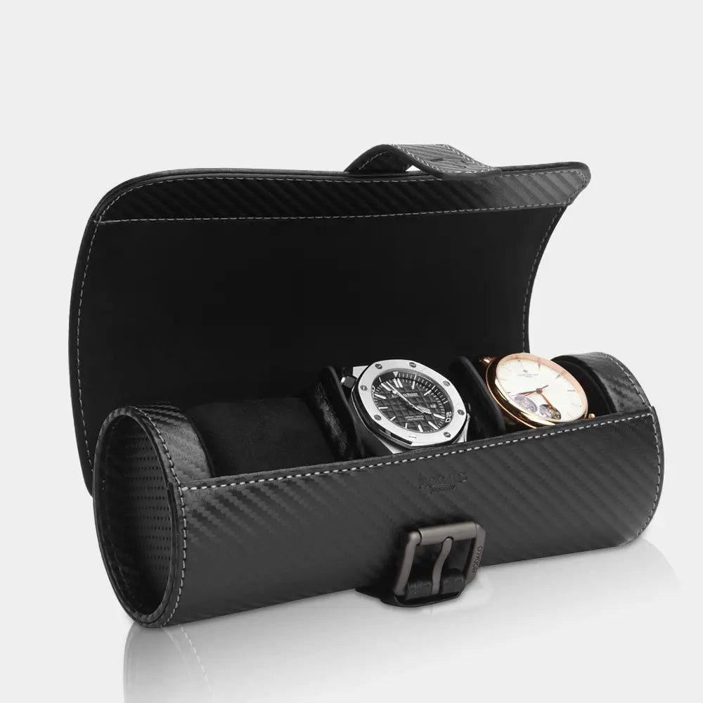 Horlogerol GENIUS leder 3 Horloges Modalo