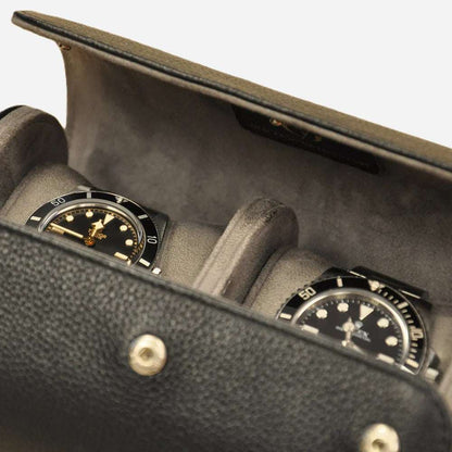 Horlogerol Leder 2 horloges Old Fashioned Luxury