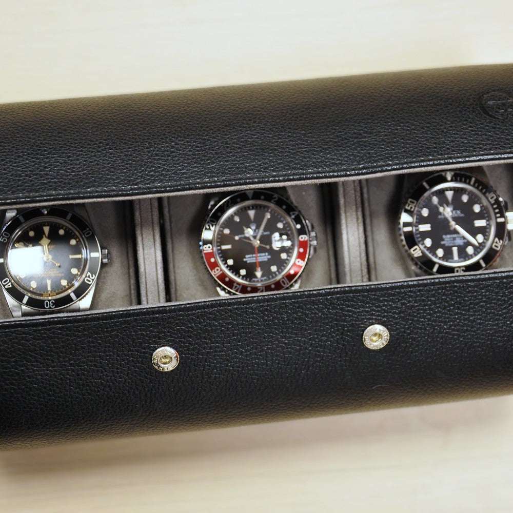 Horlogerol Leder 3 horloges Old Fashioned Luxury