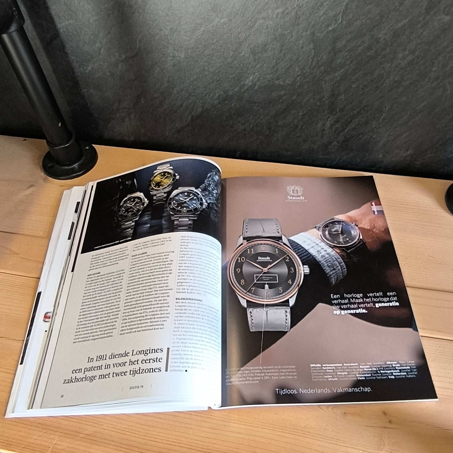 Horloges 0024 Tafelboek Jaargang 2025 editie 79 - Horlogerieshop.nl