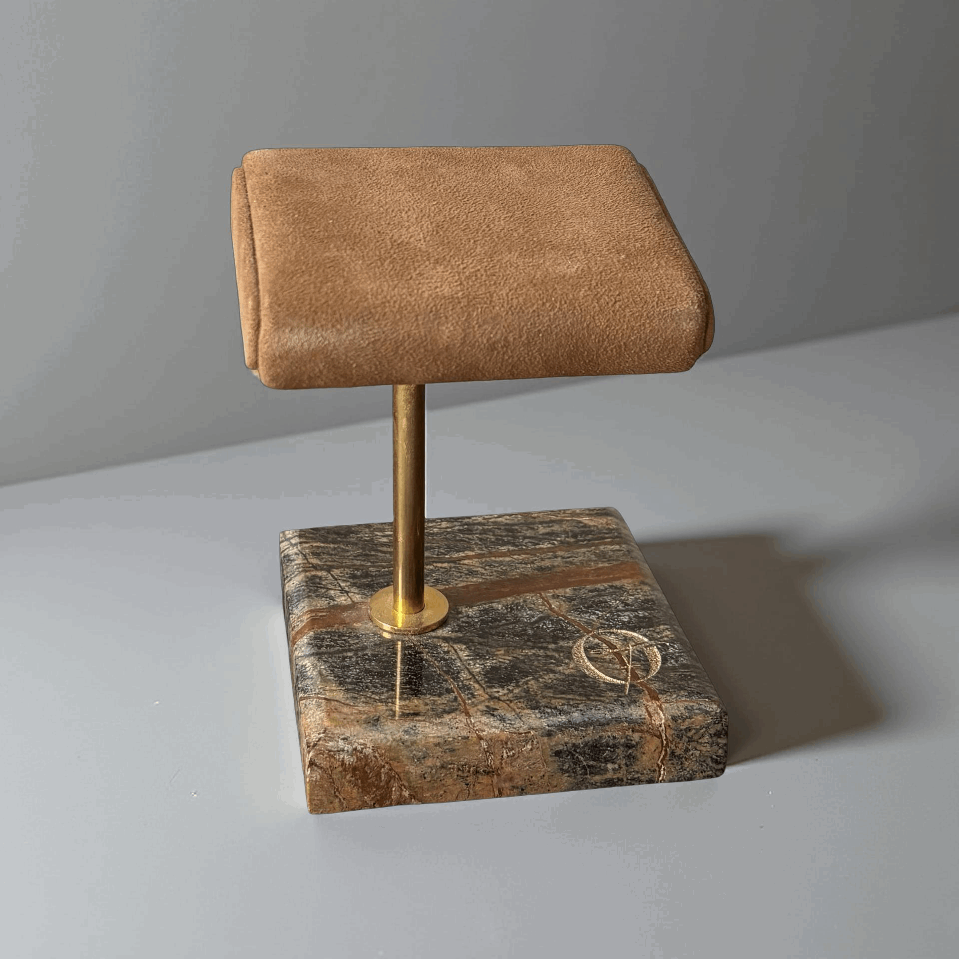 Horlogestandaard Marmer 1 horloge Leder Old Fashioned Luxury