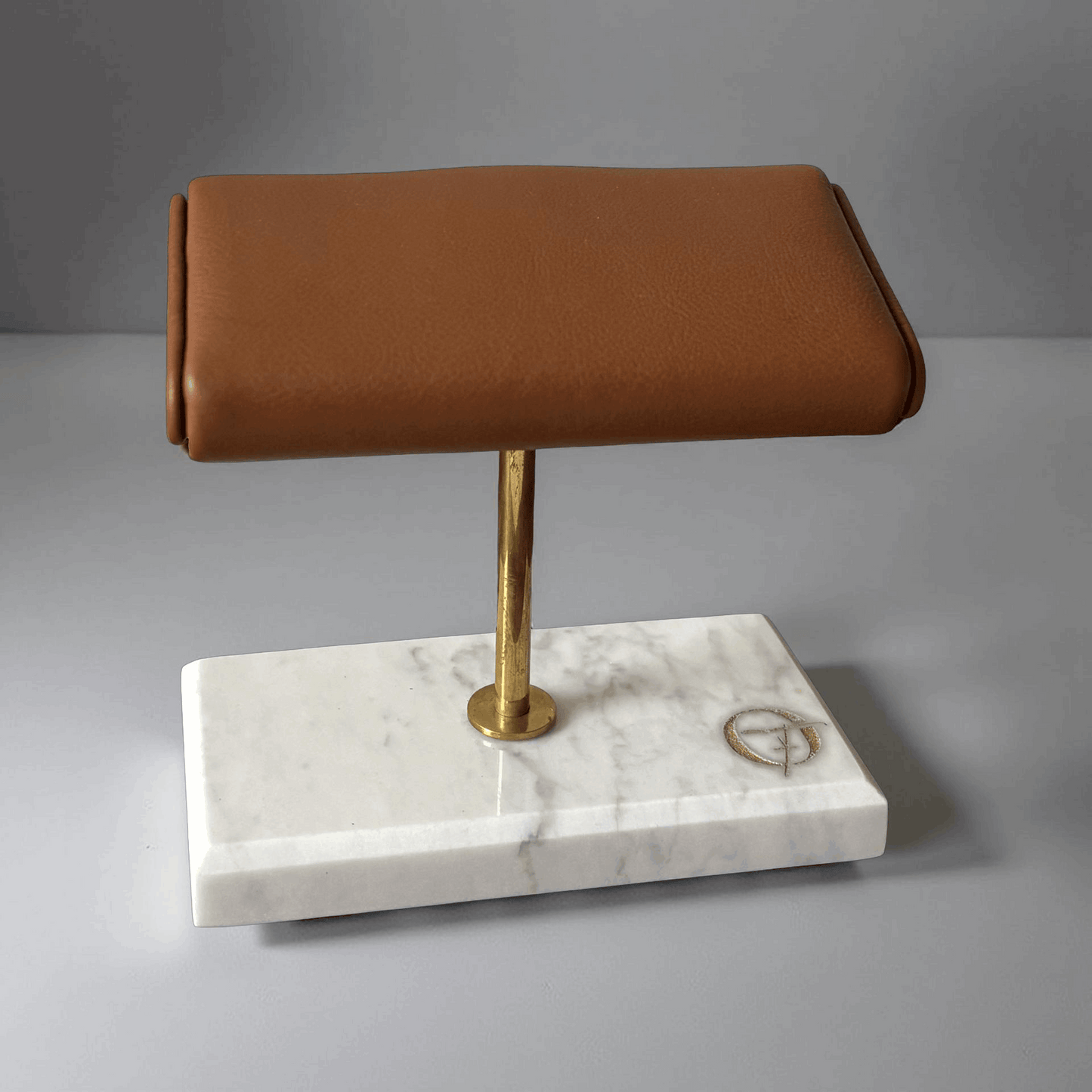 Horlogestandaard Marmer 2 horloges Leder Old Fashioned Luxury